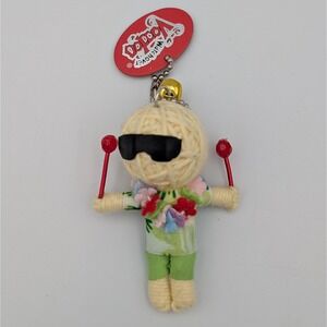Watchover Voodoo Vacation Buddy Keychain String Doll Tropical Hawaii Tourist